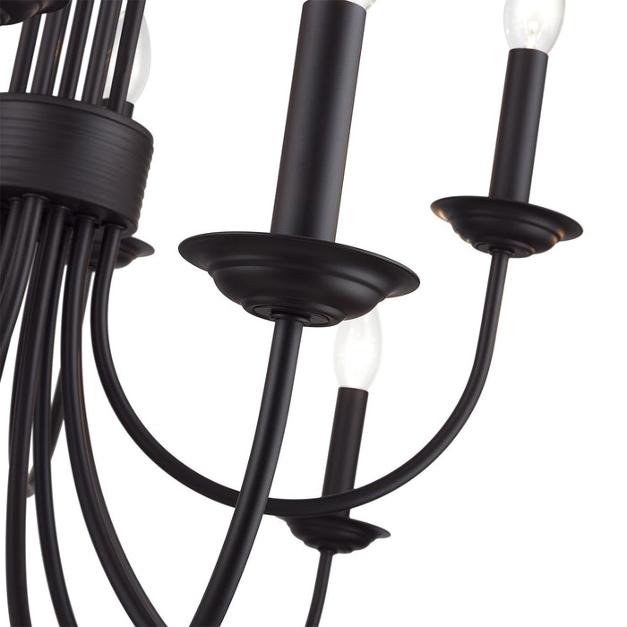 Livex Lighting - 42680-07 - 12 Light Chandelier - Estate - Bronze