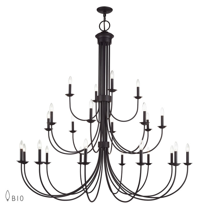 Livex Lighting - 42686-07 - 24 Light Foyer Chandelier - Estate - Bronze