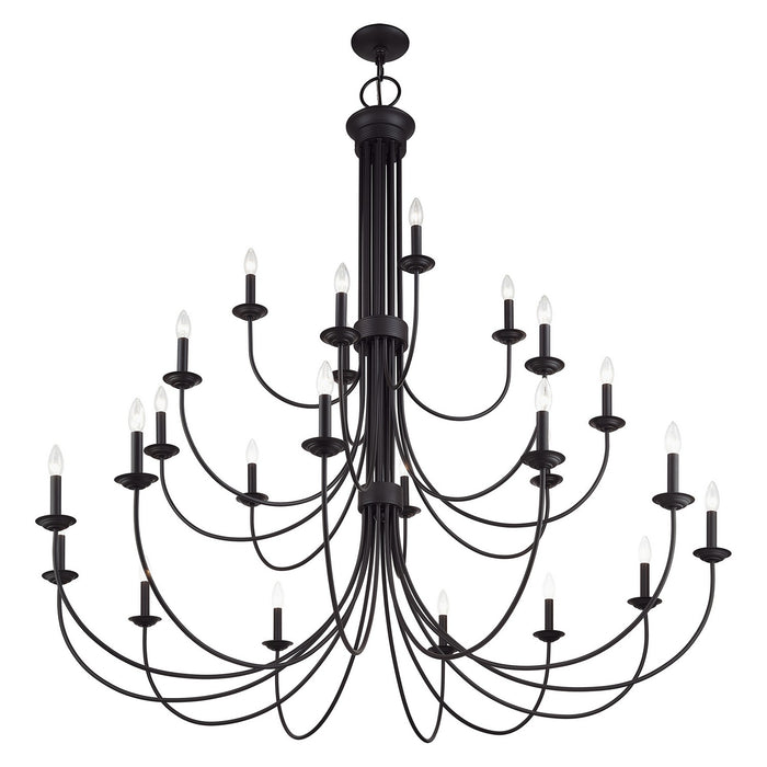 Livex Lighting - 42686-07 - 24 Light Foyer Chandelier - Estate - Bronze