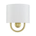 Livex Lighting - 42891-33 - One Light Wall Sconce - Stratton - Soft Gold