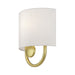 Livex Lighting - 42891-33 - One Light Wall Sconce - Stratton - Soft Gold