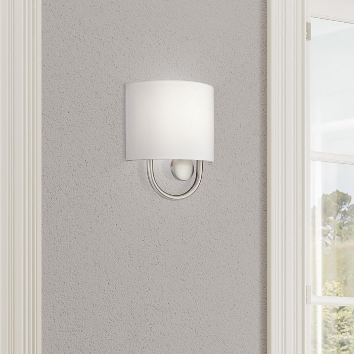 Livex Lighting - 42891-91 - One Light Wall Sconce - Stratton - Brushed Nickel