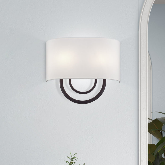 Livex Lighting - 42892-07 - Two Light Wall Sconce - Stratton - Bronze