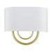 Livex Lighting - 42892-33 - Two Light Wall Sconce - Stratton - Soft Gold