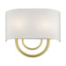 Livex Lighting - 42892-33 - Two Light Wall Sconce - Stratton - Soft Gold