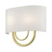 Livex Lighting - 42892-33 - Two Light Wall Sconce - Stratton - Soft Gold