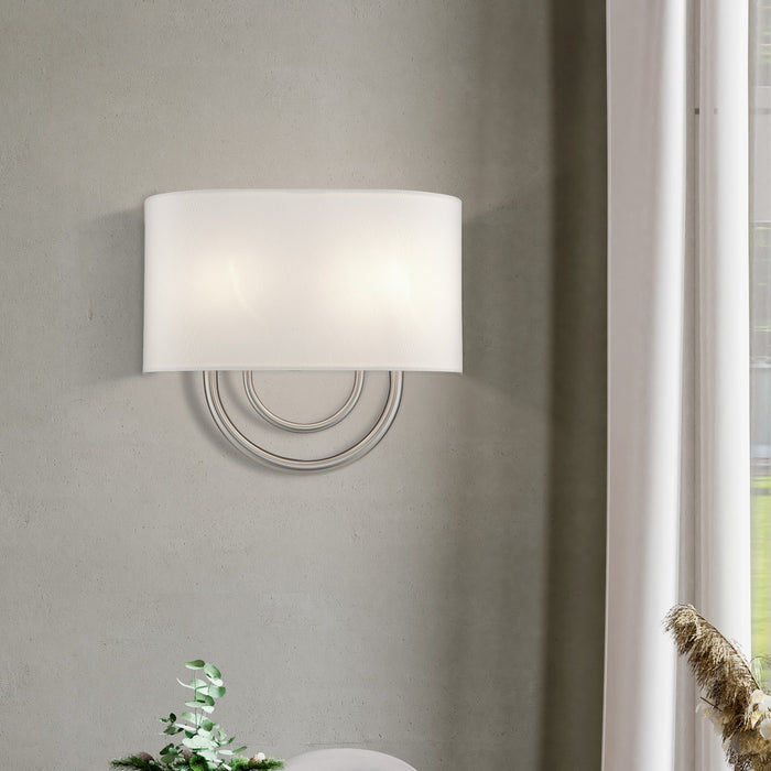Livex Lighting - 42892-91 - Two Light Wall Sconce - Stratton - Brushed Nickel