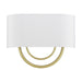 Livex Lighting - 42893-33 - Two Light Wall Sconce - Stratton - Soft Gold