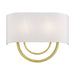 Livex Lighting - 42893-33 - Two Light Wall Sconce - Stratton - Soft Gold