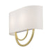 Livex Lighting - 42893-33 - Two Light Wall Sconce - Stratton - Soft Gold