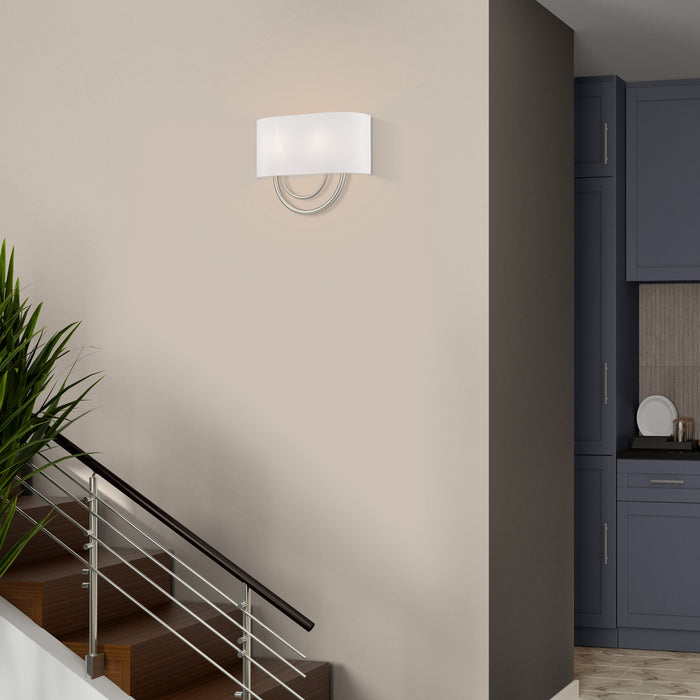 Livex Lighting - 42893-91 - Two Light Wall Sconce - Stratton - Brushed Nickel