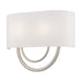 Livex Lighting - 42893-91 - Two Light Wall Sconce - Stratton - Brushed Nickel
