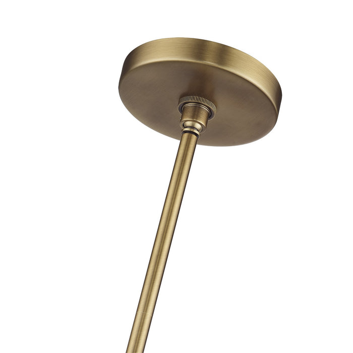 Livex Lighting - 46321-08 - One Light Pendant - Whitfield - Natural Brass
