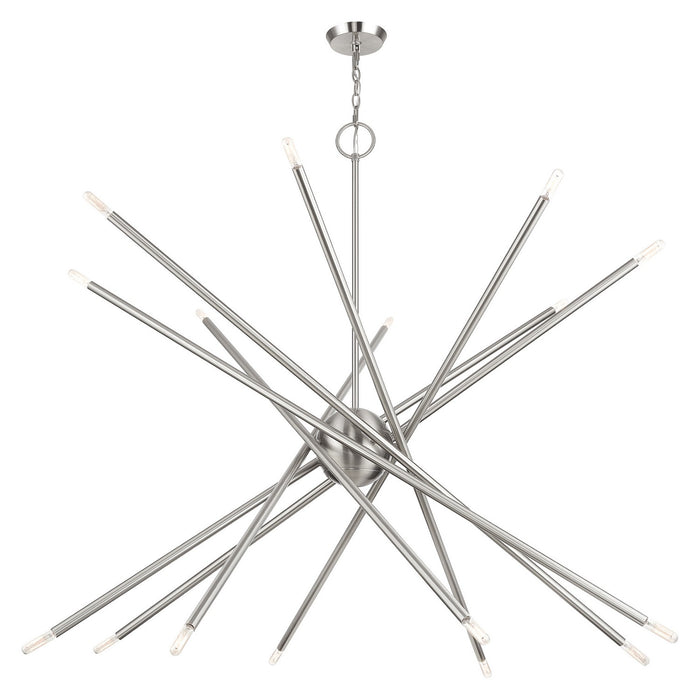 Livex Lighting - 46758-91 - 16 Light Foyer Chandelier - Soho - Brushed Nickel