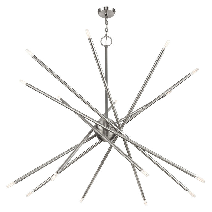 Livex Lighting - 46758-91 - 16 Light Foyer Chandelier - Soho - Brushed Nickel