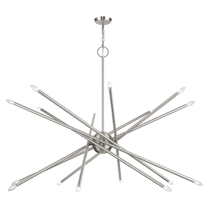 Livex Lighting - 46758-91 - 16 Light Foyer Chandelier - Soho - Brushed Nickel