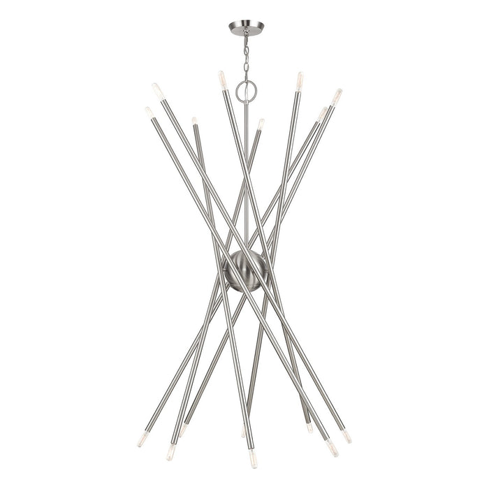 Livex Lighting - 46758-91 - 16 Light Foyer Chandelier - Soho - Brushed Nickel