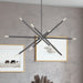 Livex Lighting - 46777-76 - Ten Light Linear Chandelier - Soho - Scandinavian Gray with Brushed Nickel