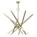 Livex Lighting - 46847-01 - 14 Light Foyer Chandelier - Monaco - Antique Brass