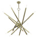 Livex Lighting - 46847-01 - 14 Light Foyer Chandelier - Monaco - Antique Brass