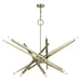 Livex Lighting - 46847-01 - 14 Light Foyer Chandelier - Monaco - Antique Brass