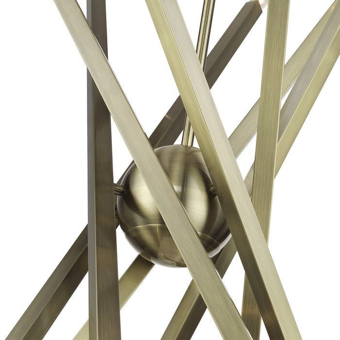 Livex Lighting - 46847-01 - 14 Light Foyer Chandelier - Monaco - Antique Brass