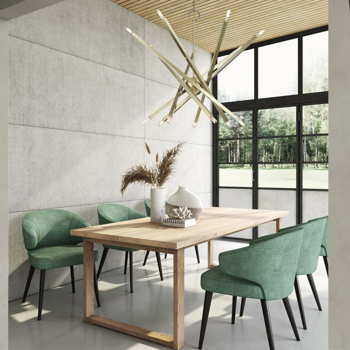 Livex Lighting - 46847-01 - 14 Light Foyer Chandelier - Monaco - Antique Brass