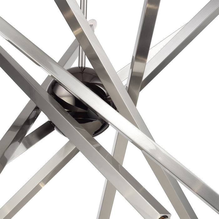 Livex Lighting - 46847-91 - 14 Light Foyer Chandelier - Monaco - Brushed Nickel