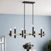 Livex Lighting - 46868-07 - Eight Light Linear Chandelier - Helsinki - Bronze with Antique Brass