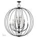 Livex Lighting - 46991-04 - 19 Light Foyer Chandelier - Milania - Black with Brushed Nickel