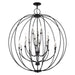 Livex Lighting - 46991-04 - 19 Light Foyer Chandelier - Milania - Black with Brushed Nickel