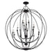 Livex Lighting - 46991-04 - 19 Light Foyer Chandelier - Milania - Black with Brushed Nickel