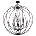 Livex Lighting - 46991-04 - 19 Light Foyer Chandelier - Milania - Black with Brushed Nickel