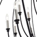 Livex Lighting - 46991-04 - 19 Light Foyer Chandelier - Milania - Black with Brushed Nickel