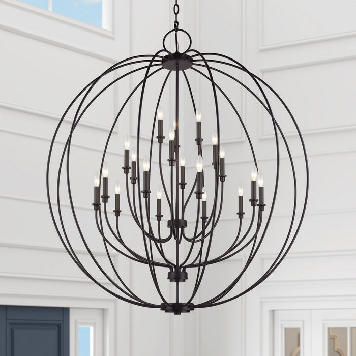 Livex Lighting - 46991-07 - 19 Light Foyer Chandelier - Milania - Bronze