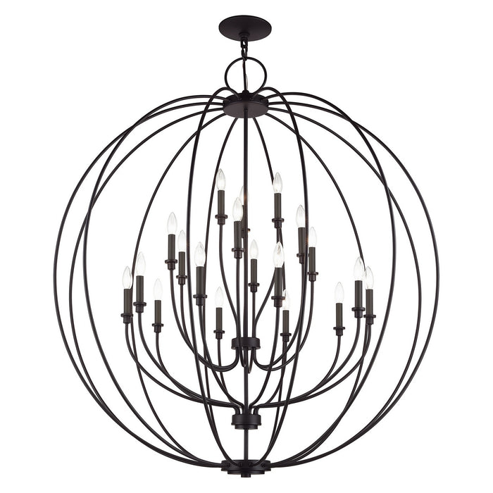 Livex Lighting - 46991-07 - 19 Light Foyer Chandelier - Milania - Bronze