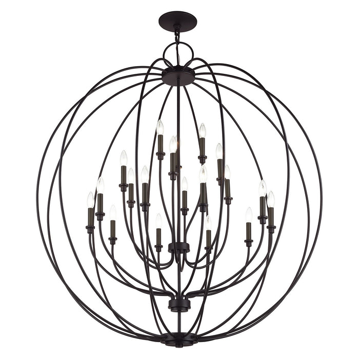 Livex Lighting - 46991-07 - 19 Light Foyer Chandelier - Milania - Bronze