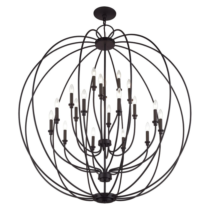 Livex Lighting - 46991-07 - 19 Light Foyer Chandelier - Milania - Bronze