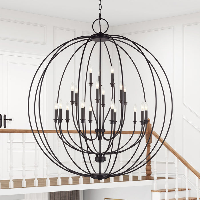 Livex Lighting - 46991-07 - 19 Light Foyer Chandelier - Milania - Bronze