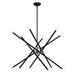 Livex Lighting - 47007-04 - 12 Light Chandelier - Soho - Black