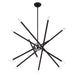 Livex Lighting - 47007-04 - 12 Light Chandelier - Soho - Black