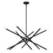 Livex Lighting - 47007-04 - 12 Light Chandelier - Soho - Black