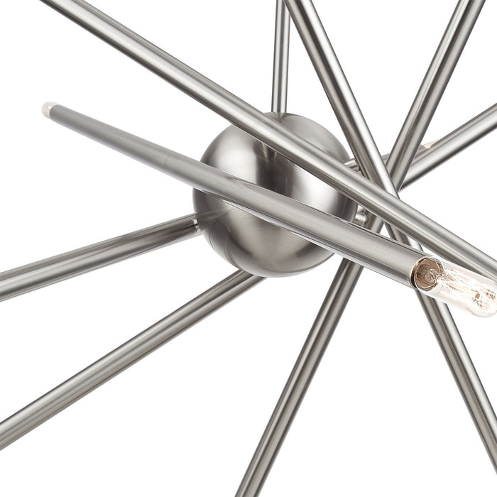 Livex Lighting - 47007-91 - 12 Light Chandelier - Soho - Brushed Nickel