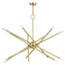 Livex Lighting - 47009-12 - 14 Light Foyer Chandelier - Soho - Satin Brass