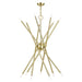 Livex Lighting - 47009-12 - 14 Light Foyer Chandelier - Soho - Satin Brass