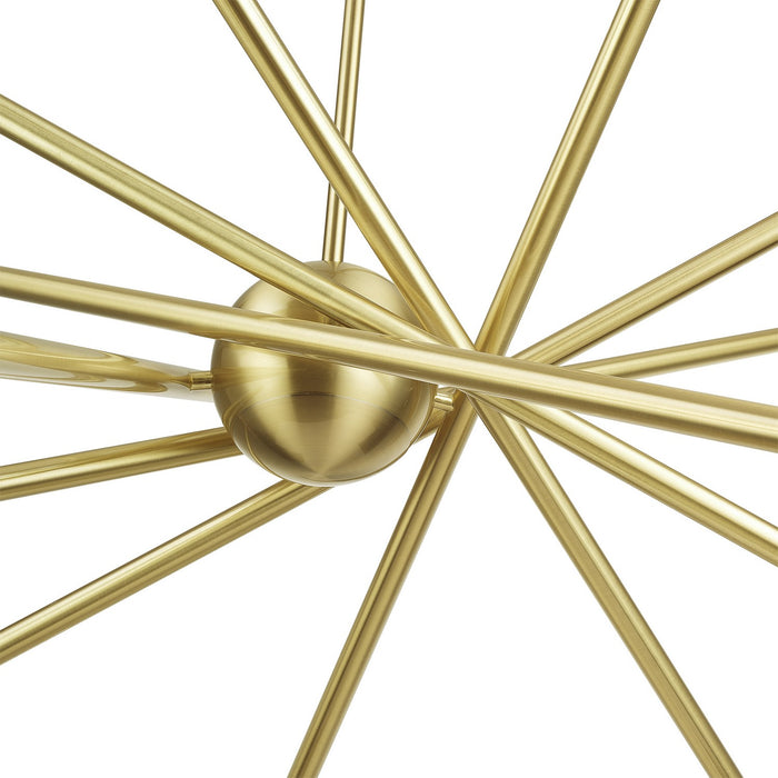 Livex Lighting - 47009-12 - 14 Light Foyer Chandelier - Soho - Satin Brass