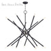 Livex Lighting - 47009-76 - 14 Light Foyer Chandelier - Soho - Scandinavian Gray with Brushed Nickel