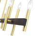 Livex Lighting - 49336-12 - Six Light Linear Chandelier - Denmark - Satin Brass with Bronze