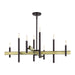 Livex Lighting - 49347-07 - Eight Light Chandelier - Denmark - Bronze with Antique Brass