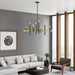 Livex Lighting - 49347-07 - Eight Light Chandelier - Denmark - Bronze with Antique Brass